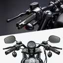 JMTBNO Motorcycle Grips 1" 25mm Handlebar Hand Grips Compatible with Harley Touring Road King Street Glide Electra Glide Road Glide Street Bobber Softail Fatboy