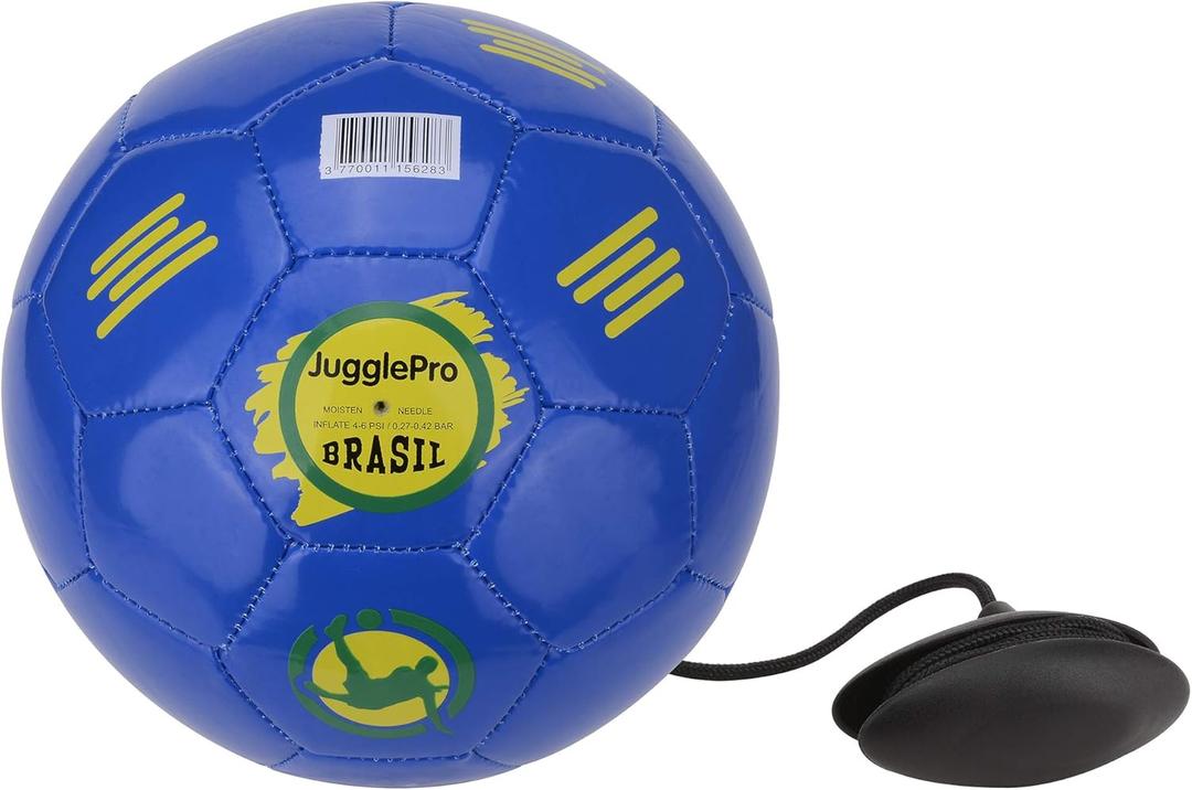 Soccer Ball Trainer  Size 2 | Solo & Group Soccer Kick Training Tool  Improve Ball Control, Juggling, Footwork & Coordination  with Adjustable Elastic Cord