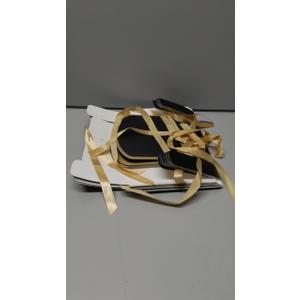 10Pack Small Gift Boxes, 6.5''x6.5''x2'' Black Gift Boxes with Ribbon, Small Boxes for Gifts Birthday Wedding Party Valentine's Day Mother's Day