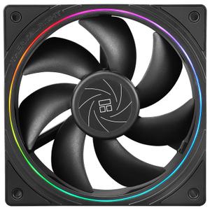 Thermalright TL-S12 CPU Fan 120mm case Cooler Fan, ARGB 5V 3-pin and 4-pin PWM Silent Computer Fan, fine Aperture Light Effect for case CPU Liquid Cooler and CPU air Cooler, Quiet CPU Computer Fan (BLACK)
