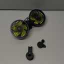 Backseat Car Fan for Kids, Adjustable Car Backseat Fan for Kids Car Back Seat (No Battery)