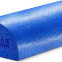 Yes4All Medium Firm Half Foam Rollers for Post-Workout Relaxation, 12/18/24/36 inch PE Foam Roll for Back Massage & Yoga Exercise