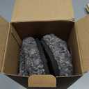 EverFoams Womens Fuzzy Open-toe Slippers Soft Comfy Memory Foam Indoor House Shoes (Gray), 9-10US