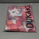 Womens Summer Dresses Boho Sleeveless V Neck Mini Baby Dress Floral Stretch Straps Beach Mini Bubble Dress (Medium, Pink)