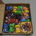 BenLouis 96Pcs Monster Truck Party Favors Truck Car Birthday Stampers Stickers School Stationery Set Bulk for Kids wheels party Race Car Themed Party Goodie Bag Stuffers Pinata Filler Supplies