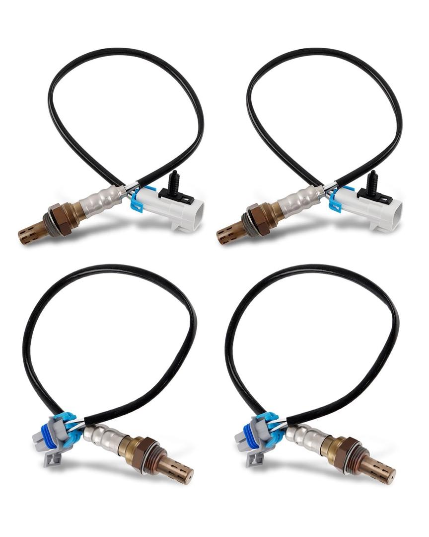 213-3866 213-4229 Oxygen O2 Sensor Upstream and Downstream Fit for Chevrolet Silverado 2500 3500 HD, for GMC Sierra 1500, for Cadillac Escalade EXT ESV, 4Pcs
