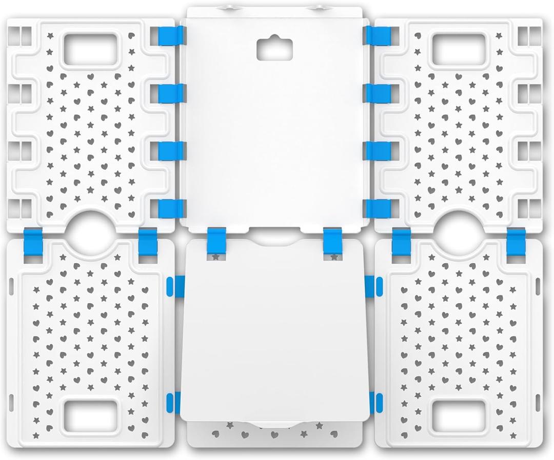 BoxLegend V4 Shirt Folding Board Enlarged and Widened Shirt Folder Folding Adults Laundry Tool Clothes Folder Laundry folders Folding Boards for tshirt, Sweater, Pants, Dresses, White