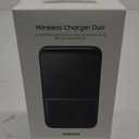 SAMSUNG 9W Wireless Charger Duo w/ USB C Cable, Charge 2 Devices at Once, Cordless Super Fast Charging Pad for Galaxy Phones and Devices, 2021, US Version, Black
