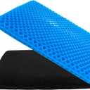 Gel Seat Cushion for Long Sitting,(18.9"x17") Thickened Gel Cushions for Pressure Relief, Soft & Breathable Honeycomb Cushion, Breathable Honeycomb Seat Cushions for Office Chairs