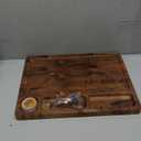 THETCHRY Walnut Wood Cutting Boards for Kitchen, Large Chopping Board Double Sided, End Grain Cutting Board with Handle, Charcuterie Butcher Block for Meal Prep & Serving with Gift Box, 17"×13"×1"