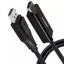 PHILIPS DisplayPort to HDMI Adapter, Unidirectional, Works with Laptops, Tablets, Full HD 1080p, 4K Ultra HD, Mac and PC Compatible, Compact Design, Portable, Black, SWV9200G/27