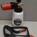 TOOLCY Foam Cannon Kit with Pressure Washer Gun 5000 PSI, 5 Nozzle Tips, 1/4" Quick Connector, 1L Bottle, Quick Release, Industrial Grade
