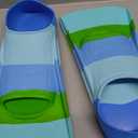 Gintenco Swim Fins, Kids Swim Training Fins for Lap Swimming, Travel Size Flippers with Mesh Bag, Silicone Swimming Fins for Kids Teens Adults Women Men (S(Jr 2-3/ US Women 3-5), CH10)