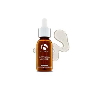 iS CLINICAL Super Serum Advance+, Anti-Aging Vitamin C Face Serum, reduces scaring and fine stretch marks (0.5 Fl Oz (Pack of 1))