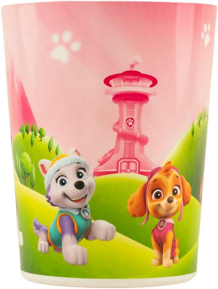 Franco Kids Hard Bath, Standard, Paw Patrol Skye-Waste Basket