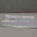 AmazerBath 48x72 Shower Curtain Stall, Clear Plastic, Heavy Duty Thick PEVA with 2 Weighted Stones and 8 Grommet Holes