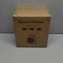 Space Heaters for Indoor Use, 1500W PTC Electric Heaters with Thermostat, Small Portable Heater with 90Adjustable Angle, Fast Safety Heat, Overheat Protection, Small Heater for Indoor/Outdoor Use