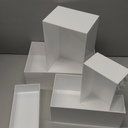 White Pedestal Cake/Dessert Display Stands 5 Pcs