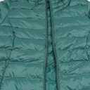 Amazon Essentials Women's Lightweight Long-Sleeve Water-Resistant Packable Puffer Jacket (Medium, Dark Emerald Green)
