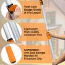 Light Bulb Changer for High Ceilings, 3-20 FT Telescoping Pole Kit