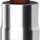 BLACKROBOT 3/8 inch Hex Bit Socket, 1/2 Inch Drive 3/8 Allen Key Socket, SAE, Full Polished, S2 Steel Head Made For Repairing