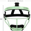 Dinictis Softball Face Mask, Lightweight, Comfortable, with Wide Field Vision, Durable and Safe Face Guards, Premium Protective Softball Fielder's Mask