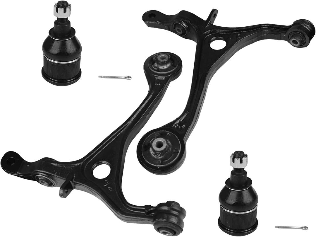 KUSATEC Front Lower Control Arm Fit for 2004-2008 Acura TSX, 2003-2007 Honda Accord w/Ball Joint Assembly; K640290 K640289