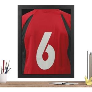 Sports Shirt DisplayFrame - 18x24 Inch Sports memoraabilia Frame, Acid-Free Backing, Premium , Basketball Shirt Wall Display Frame | Athletic Collectors Framee