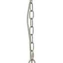 EAPUDUN Modern Farmhouse Pendant Light, 1-Light Industrial Hanging Light Fixture 9.3-inch, Brushed Nickel Finish with Clear Glass Shade, PDA1127-BNK