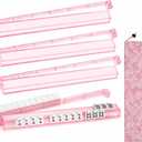 Mahjong Racks with Pushers (Clear), 18.5 inches x 3.15 inches