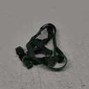 PUPTECK No Pull Dog Harness Soft Adjustable Basic Nylon Step in Puppy Vest Outdoor Walking with ID Tag, Blackish Green, XS