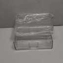 ZHIAI Stackable Storage Drawer, 2 Piece Acrylic Organiser for Cosmetics and Beauty Products, Suitable for Dressers, Bathrooms, Cabinets, Storage Rooms, Bedrooms and Home Organisers