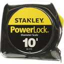 Stanley Tools 33-115 6 Pack 10ft. Powerlock Pocket Tape Rule With Diameter Scale