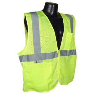 Techna SV2ZGMM Mesh Safety Vest, Lime Green, Medium (M)