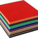 Felt Sheets for Crafts, 8x12 Inch Assorted Colors Craft Supplies, 1mm Thick Nonwoven Felt Fabric Rectangle, Crafts DIY, Sewing, Patchwork, Card Making and Art Projects (Pack of 20)