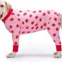 Dog Recovery Suit After Surgery Soft Sleeveless Dog Neuter Shirt Cone Alternatives, Prevent Licking Dog Surgical Onesies for Small Dog Shedding Suit