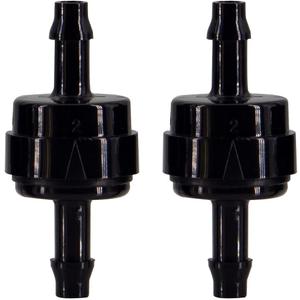 Automotive Oil Line Spring & Vacuum Check Valves, PA66 Material, 1/8" to 5/16" Sizes, High Temperature & Corrosion Resistance (3/16" x 2 PCS)