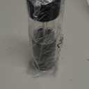 Electric Salt and Pepper Grinder Set Automatic Battery Pepper Mill Shakers Adjustable Coarseness Easy Filling Upgraded Larger Capacity with Led (1 Pack Black