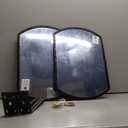 2 Pcs Garage Parking Indoor Acrylic Convex Security Mirror, 18" x 12" Rectangular Convex Corner Blindspot Mirror with Protective Film for Driveway Traffic