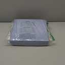 Comfort Spaces 100% Cotton Sheet Set Breathable, Lightweight, Soft with 12" Elastic Pocket Fits up to 14" Mattress, All Season Cozy Bedding, Matching Pillow Case, Twin Blue 3 Piece