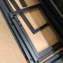 WLIVE Black Dresser TV Stand for 45, 50, 55 inch TV, Entertainment Center with LED Lights & Charging Station, Chest of Drawers with 8 Fabric Drawers and Open Shelves for Living Room, Hallway, Wood Top