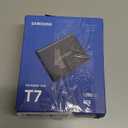 Samsung T7 Portable SSD, 2TB External Solid State Drive, Speeds Up to 1,050MB/s, USB 3.2 Gen 2, Reliable Storage for Gaming, Students, Professionals, MU-PC2T0T/AM, Gray