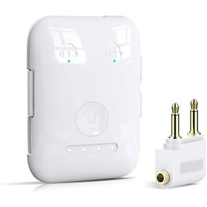 Premium Bluetooth 5.4 Transmitter, Airplane Wireless Adapter, Supports 2 AirPods/Headphones, Bluetooth Transmitter for TV, Airplane, Gym, with aptX Adaptive & Low Latency