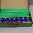 Fun Forts Glow Fort Building Kit for Kids - 81 Pack Glow in The Dark STEM Building Toys Indoor Outdoor Play Tent for Kids Construction Toys with 53 Rods and 28 Spheres