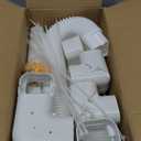 3" 10Ft Mini Split Line Set Cover, Plastic Line Kit for Outside Units, Mini Split Air Conditioner, Central AC and Heat Pump