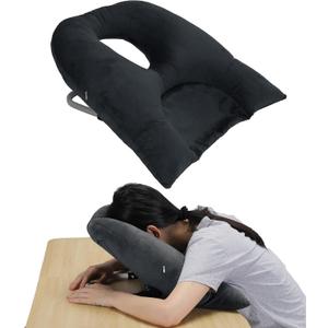 New Upgrade Face Down Pillow After Eye Surgery, Adjustable Height Prone Prone Pillow Face Down Sleep, Retina Lying Pillow, Eye Surgery Support Equipment, Black