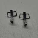 TonGass (2-Pack, Black) Premium Snap L-Pins for Weight Distribution Hitches, 4 1/4" x 1 3/4" L-Pins with Integrated Snap Clips, Minimize Weight Distribution Hitch Noise, Zinc-Coated Heavy-Duty Steel