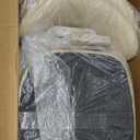 Kitchen Dining Chairs Set of 2 Modern Upholstered Leather Farmhouse Dining Room Chair with Metal Legs, Original/Khaki