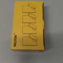 DELITON Adhesive Hooks - 4 Pack Towel/Coat Hooks Wall Hook Stick on Bathroom or Kitchen (Matte Black, Stainless Steel)