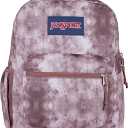 JanSport 26L Cross Town Plus Backpack, Ice Dye Mahogany Haze/White, One Size